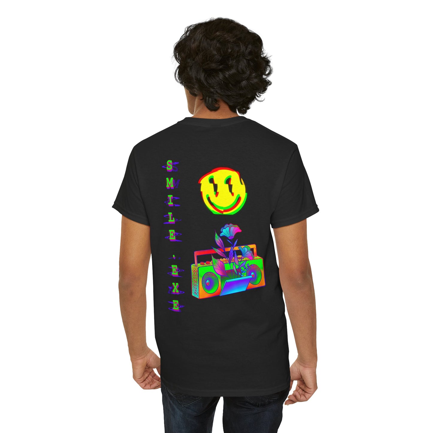 Back Graphic Smile.exe Shirt