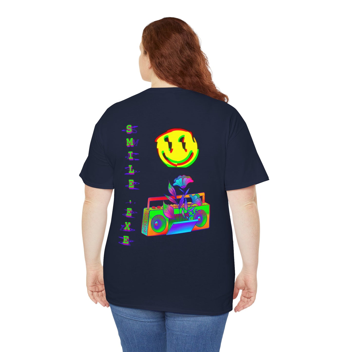 Back Graphic Smile.exe Shirt