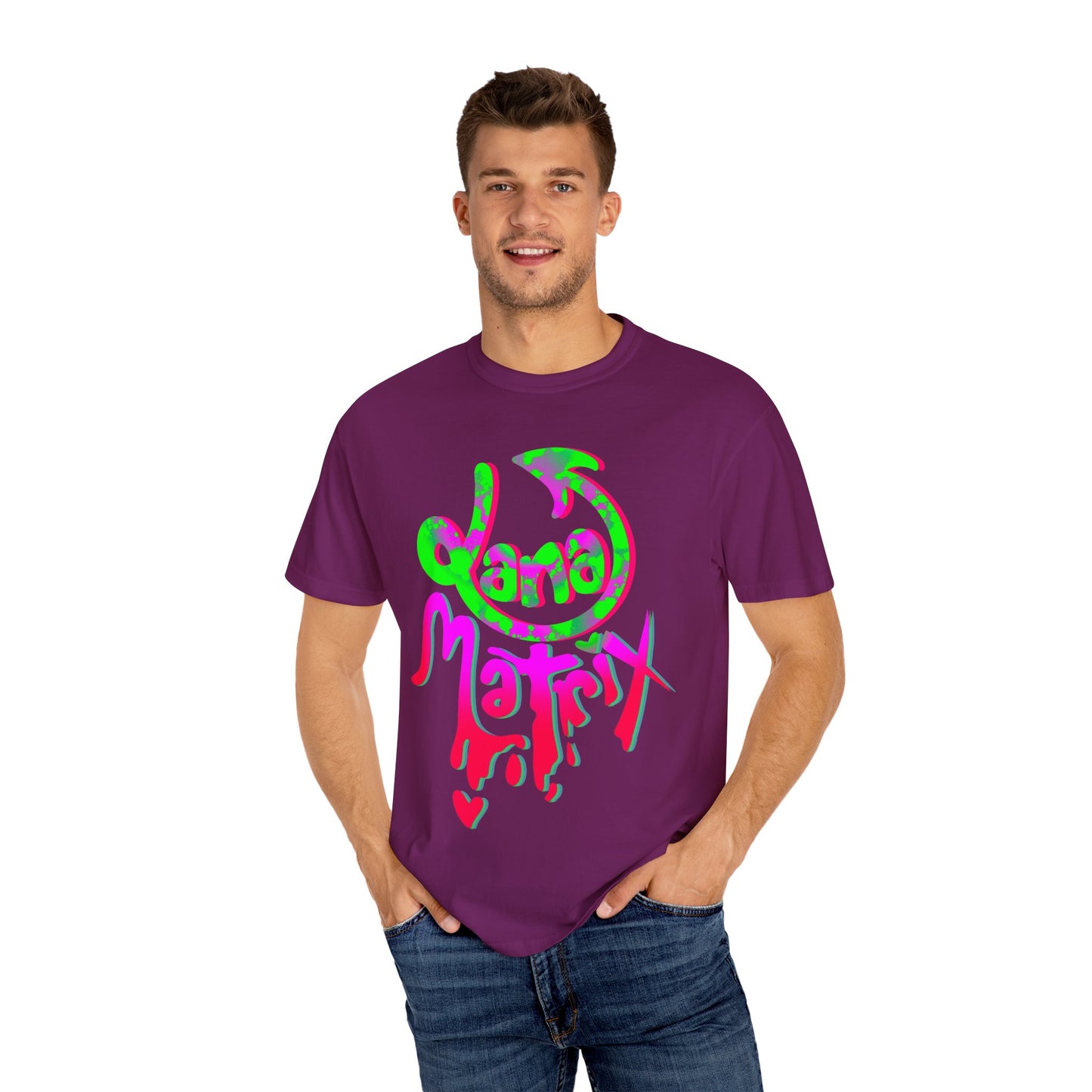 Janamatrix Graphic Tee Pink & Neon Green Edition