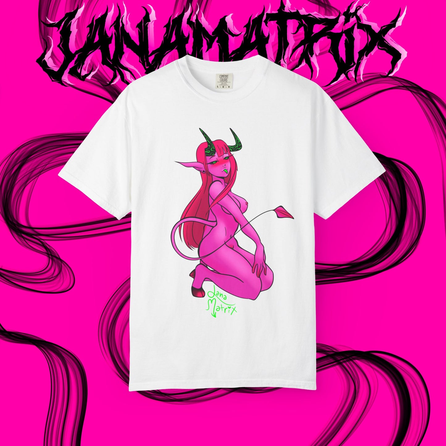 Pink Succubus Demon Tee