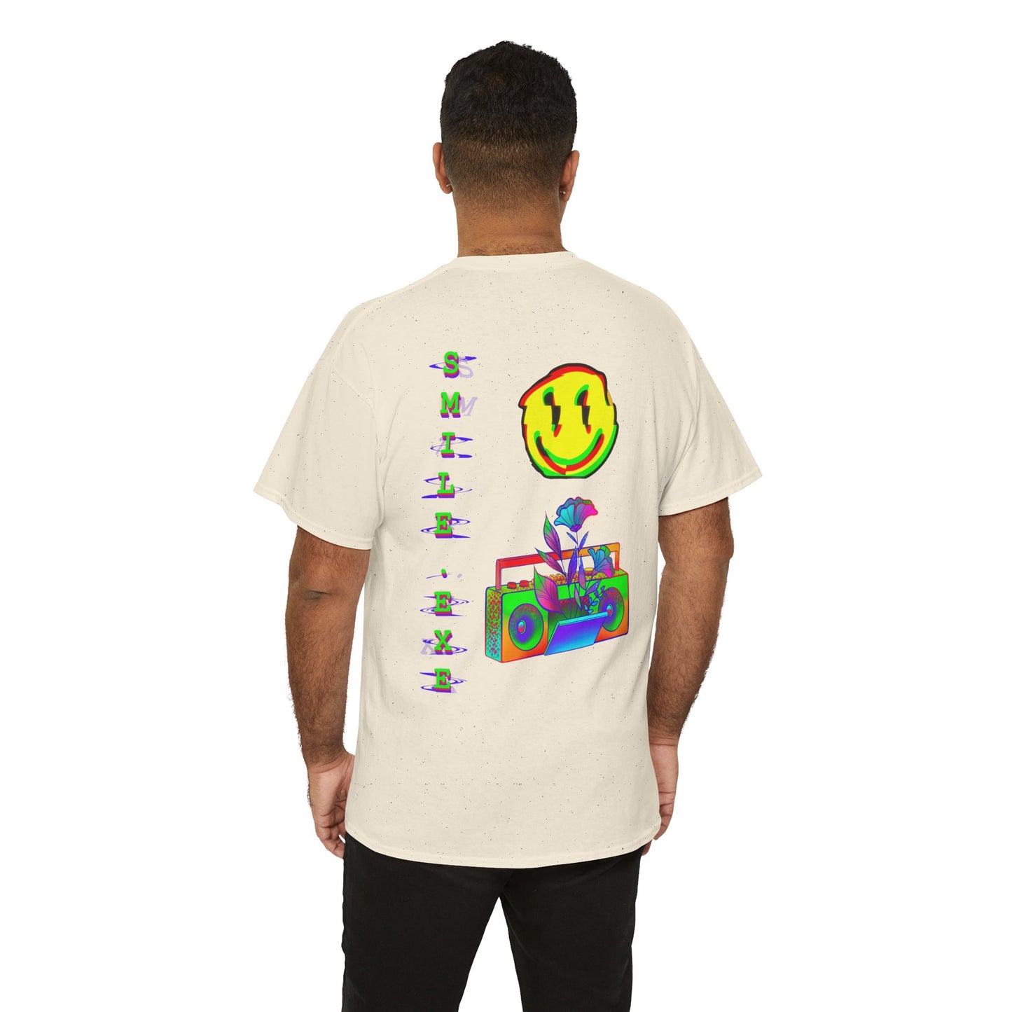 Back Graphic Smile.exe Shirt