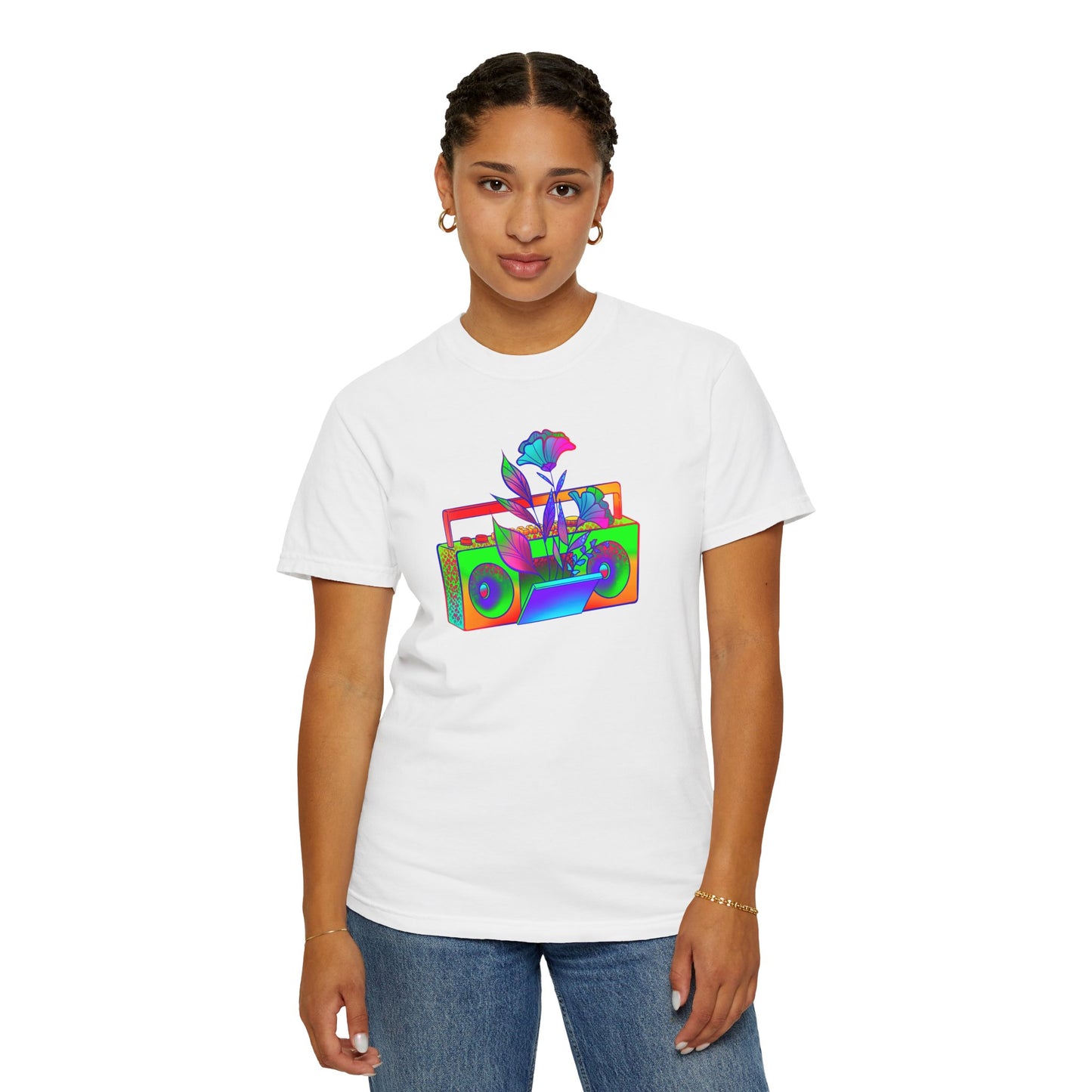 Psychadelic Neon Boombox Shirt