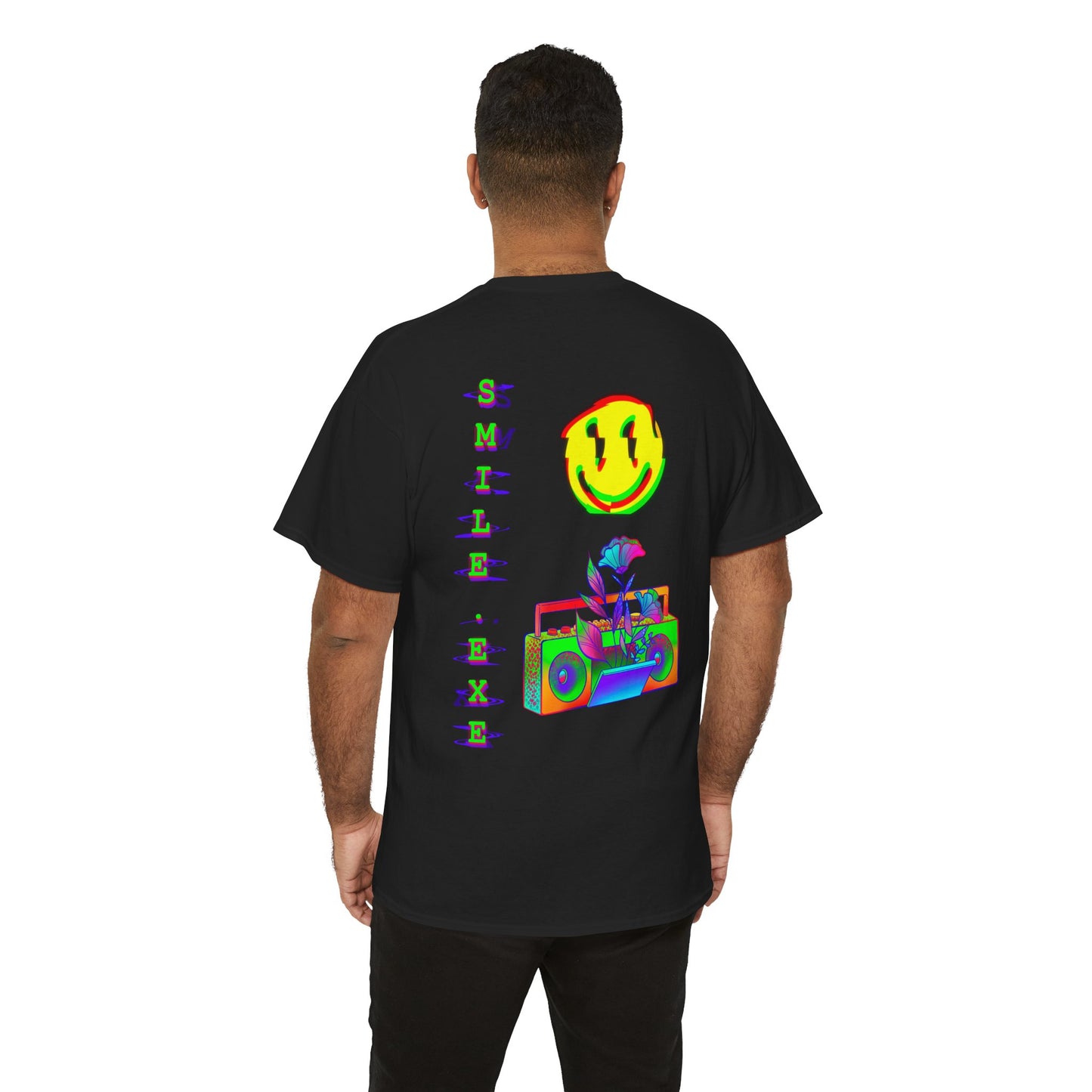 Back Graphic Smile.exe Shirt