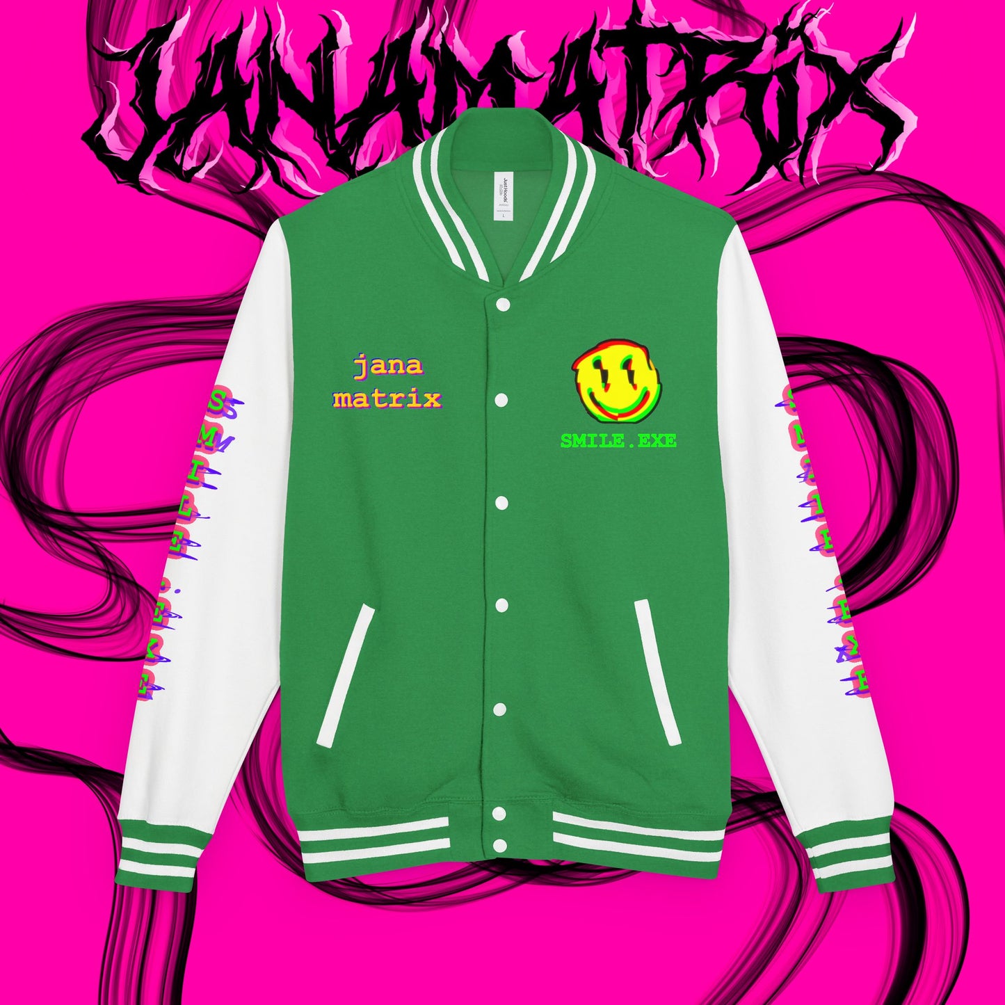 Smile.exe Letterman/Jersey Jacket