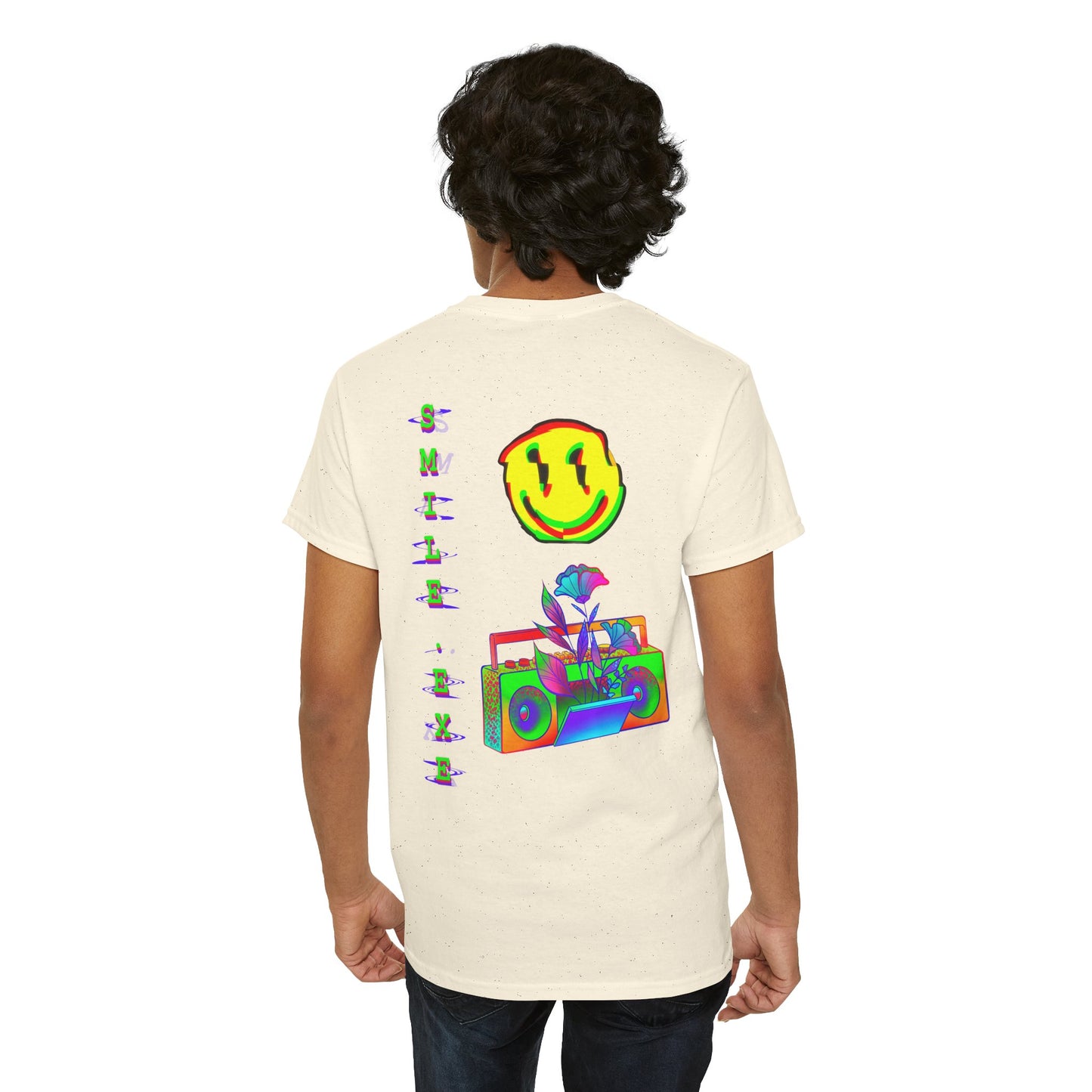 Back Graphic Smile.exe Shirt