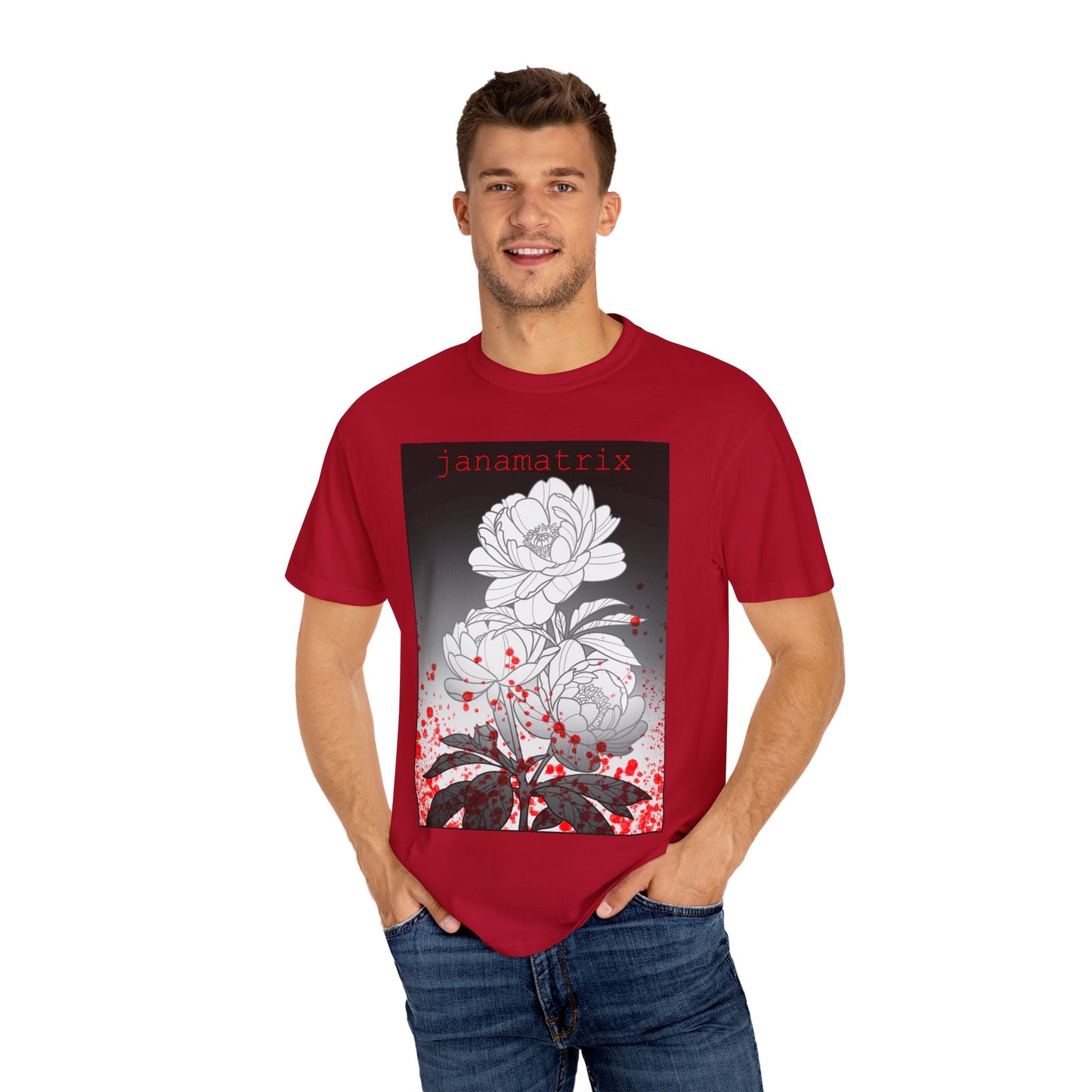 Blood Splattered Peonies T-Shirt