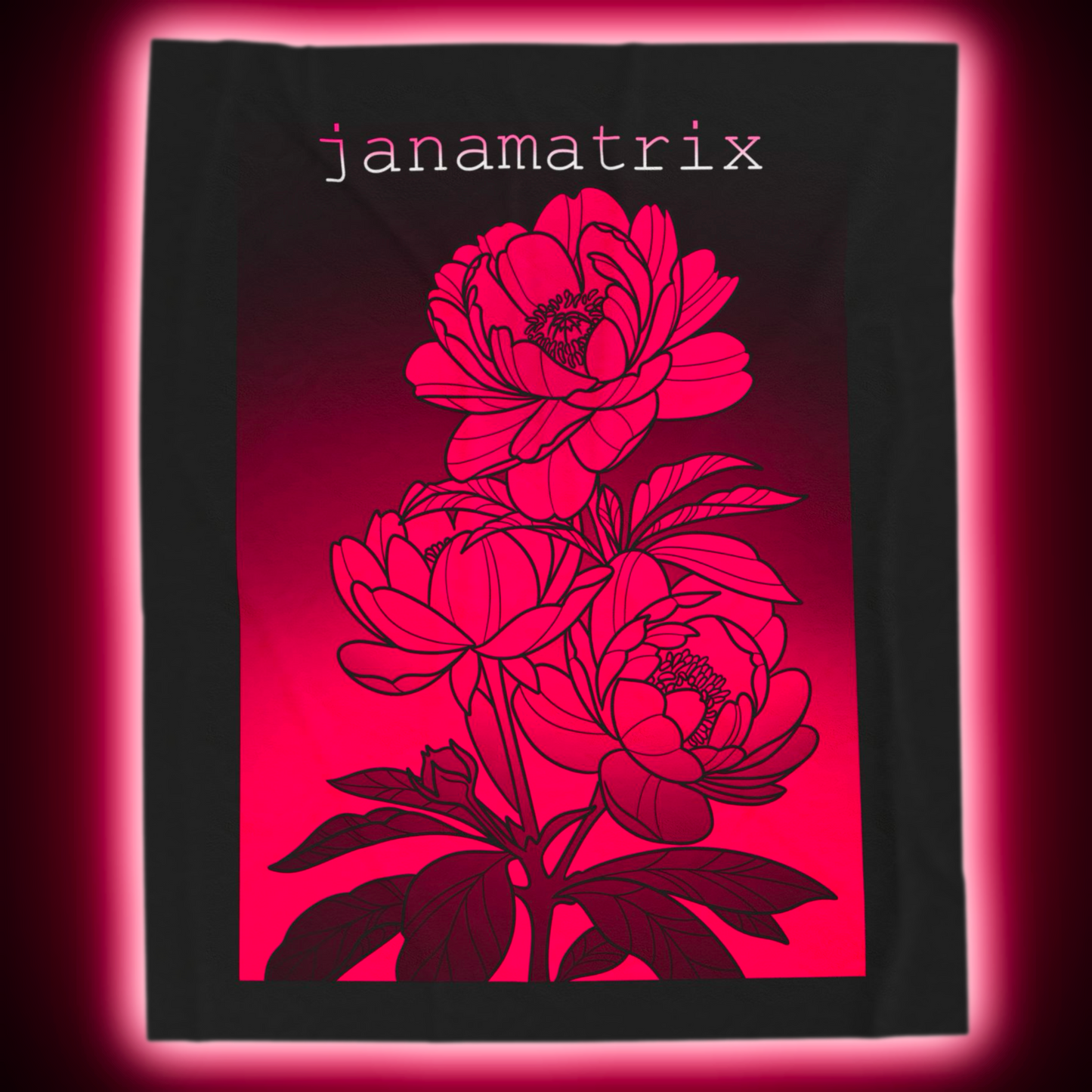 Peony Plush Blanket