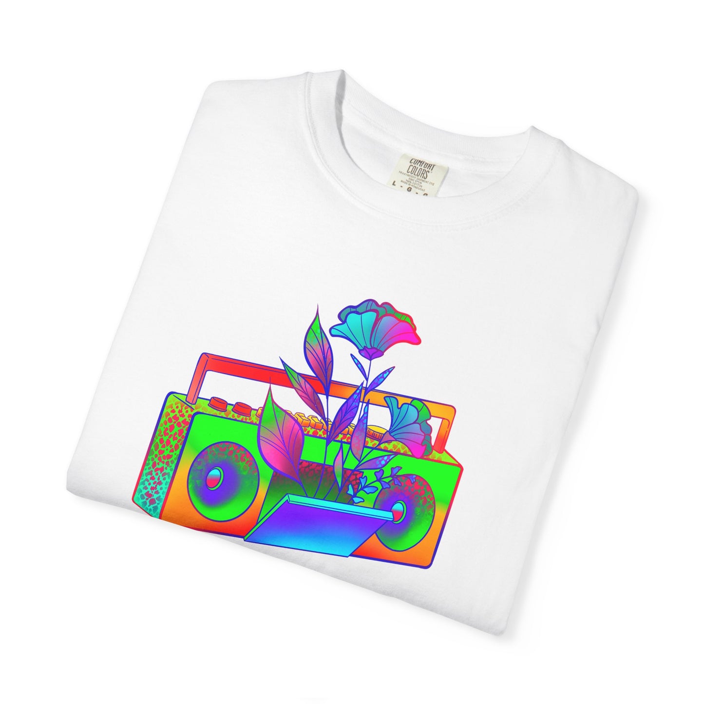 Psychadelic Neon Boombox Shirt