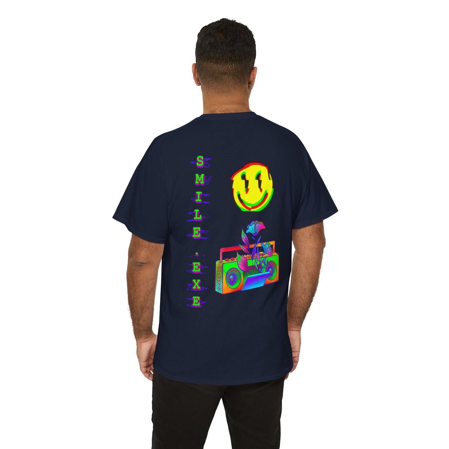 Back Graphic Smile.exe Shirt