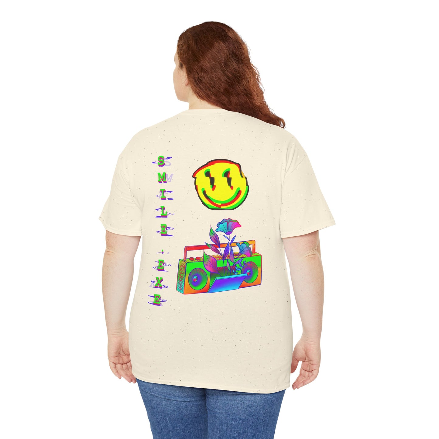 Back Graphic Smile.exe Shirt