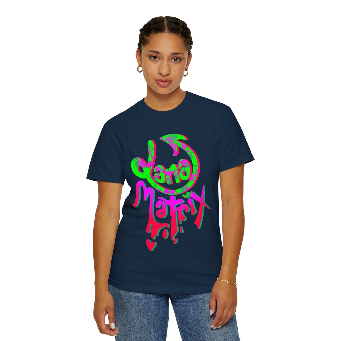 Janamatrix Graphic Tee Pink & Neon Green Edition