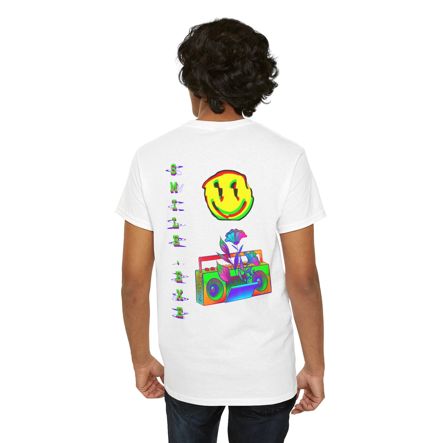 Back Graphic Smile.exe Shirt