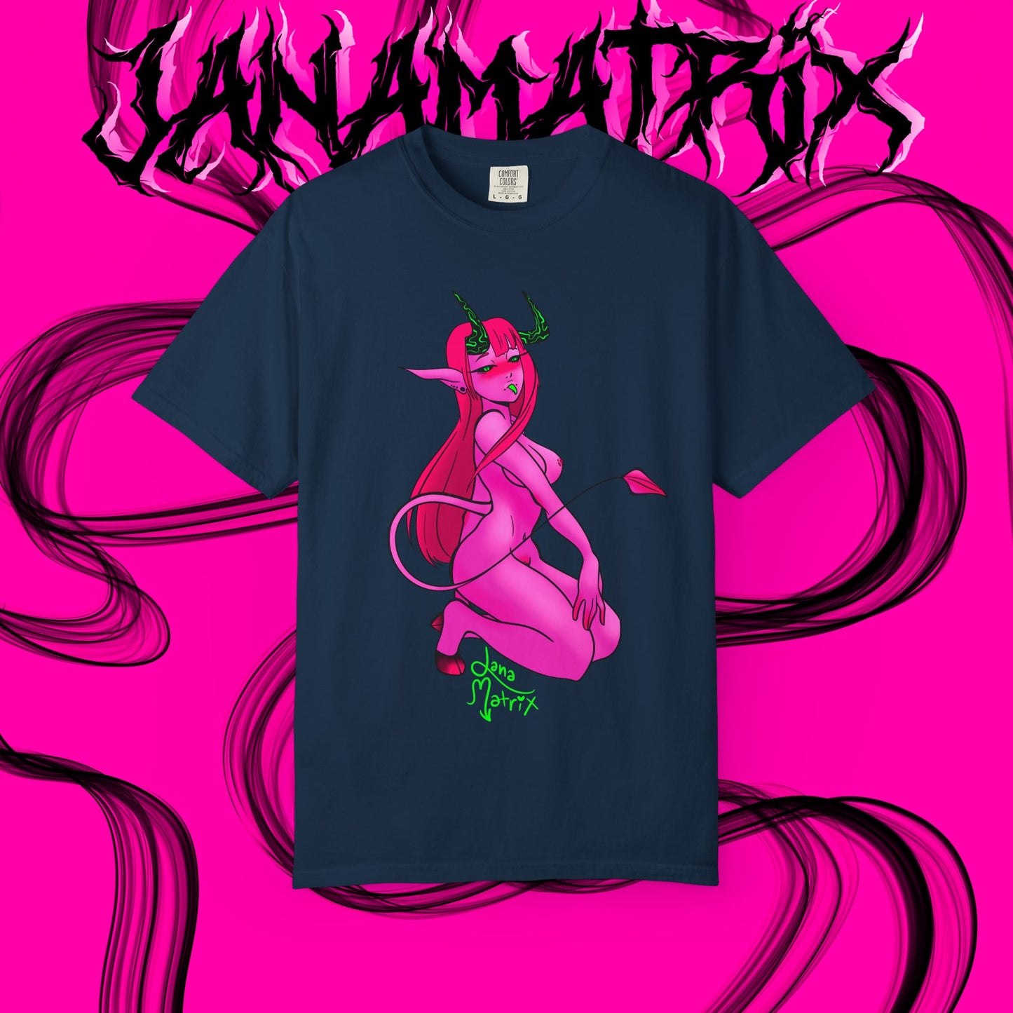 Pink Succubus Demon Tee