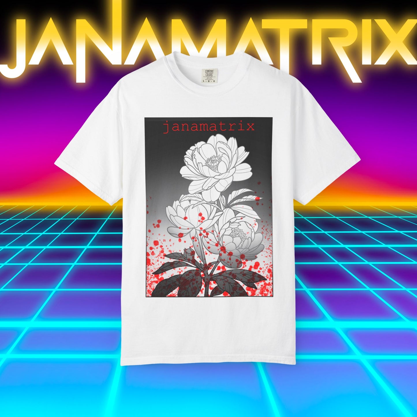 Blood Splattered Peonies T-Shirt