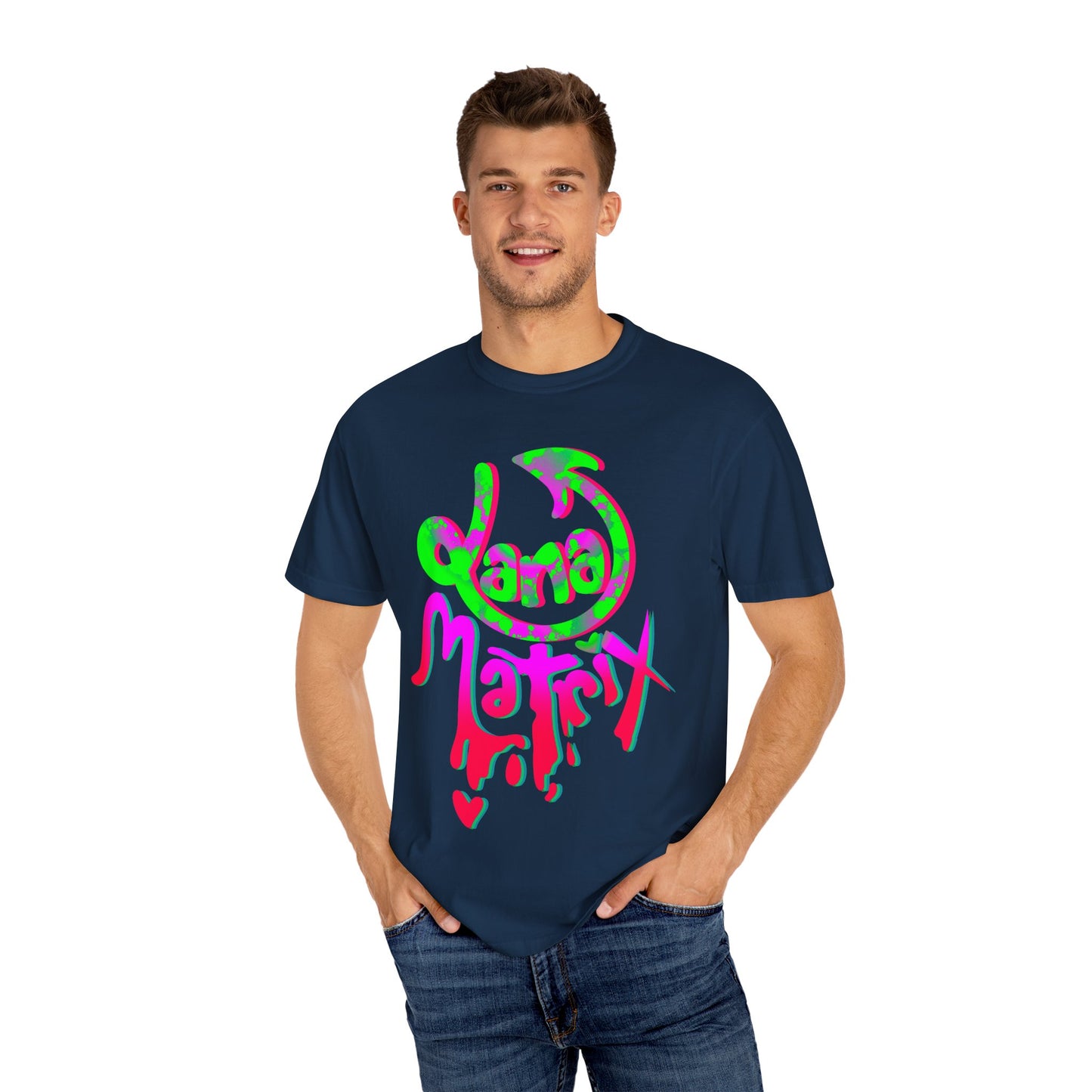 Janamatrix Graphic Tee Pink & Neon Green Edition