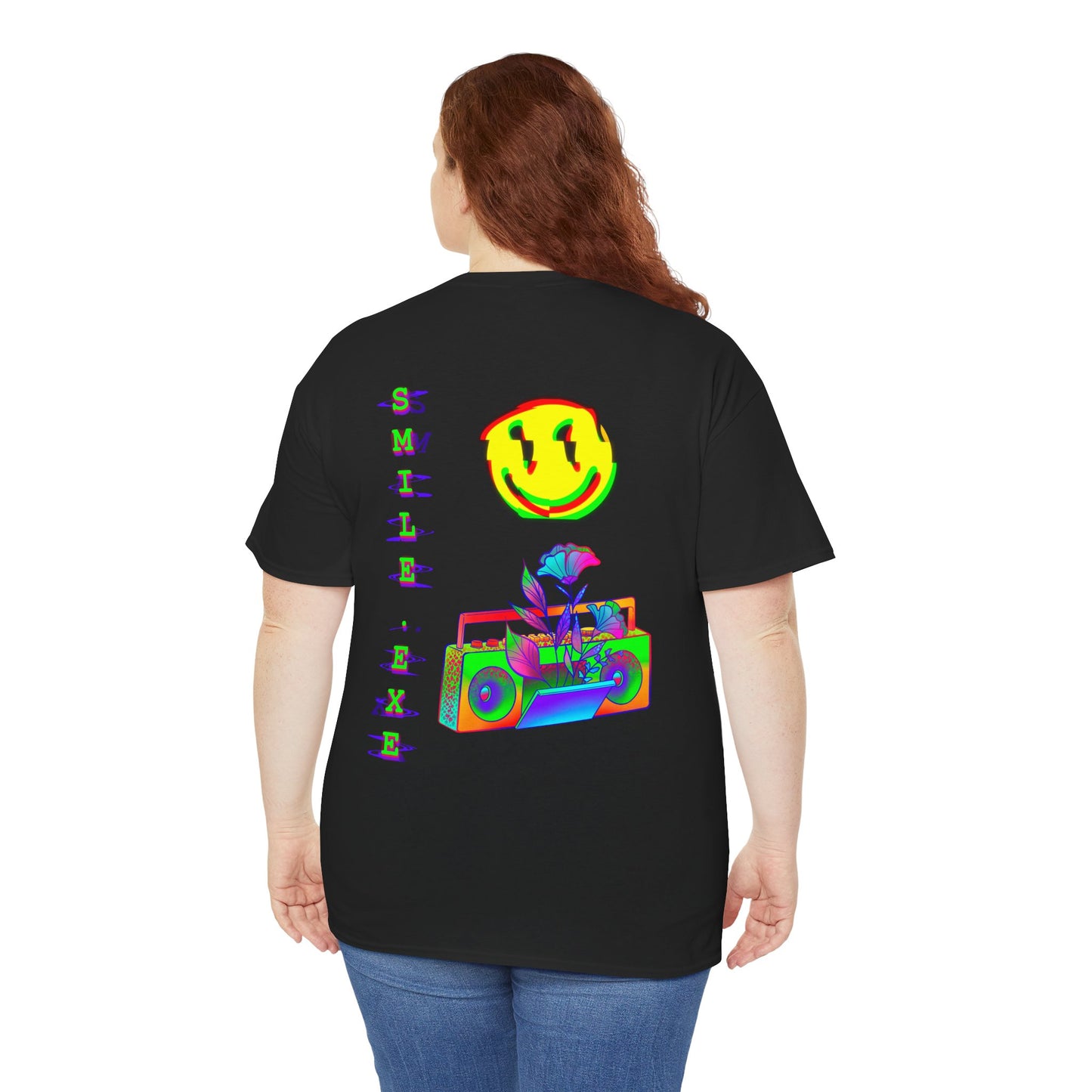 Back Graphic Smile.exe Shirt