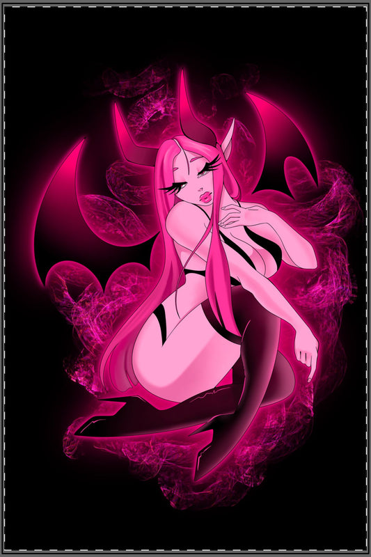 Pink Succubus Poster