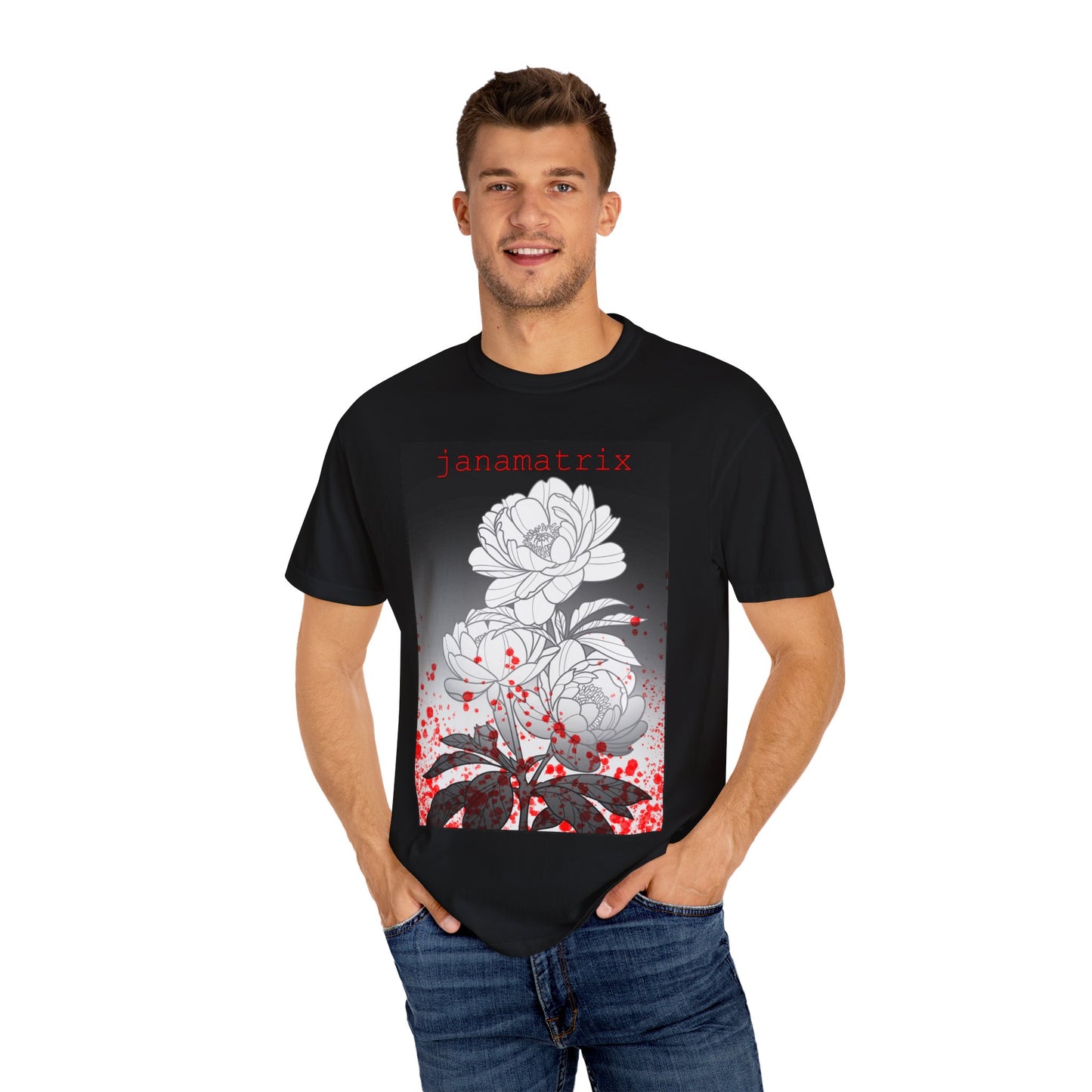 Blood Splattered Peonies T-Shirt
