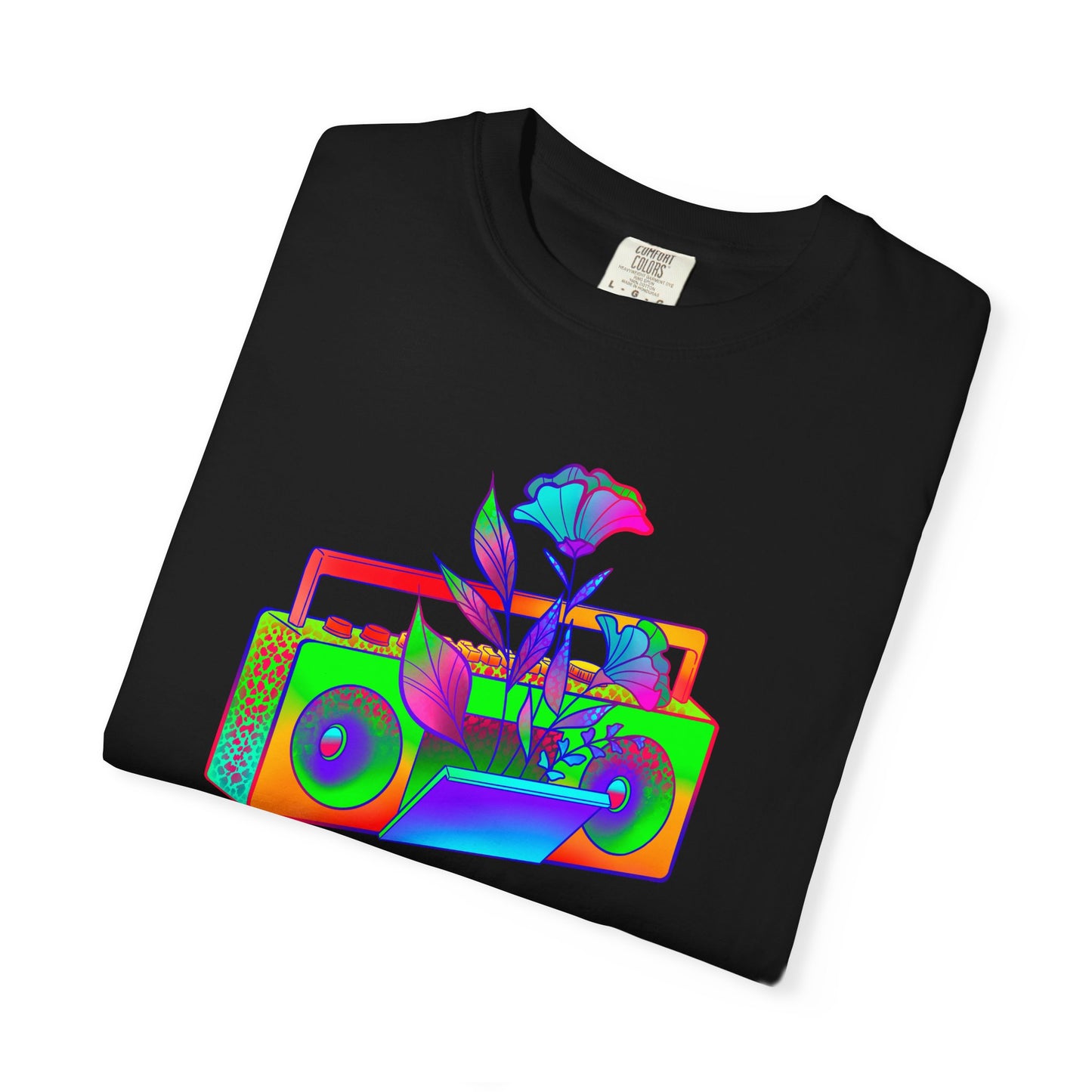 Psychadelic Neon Boombox Shirt