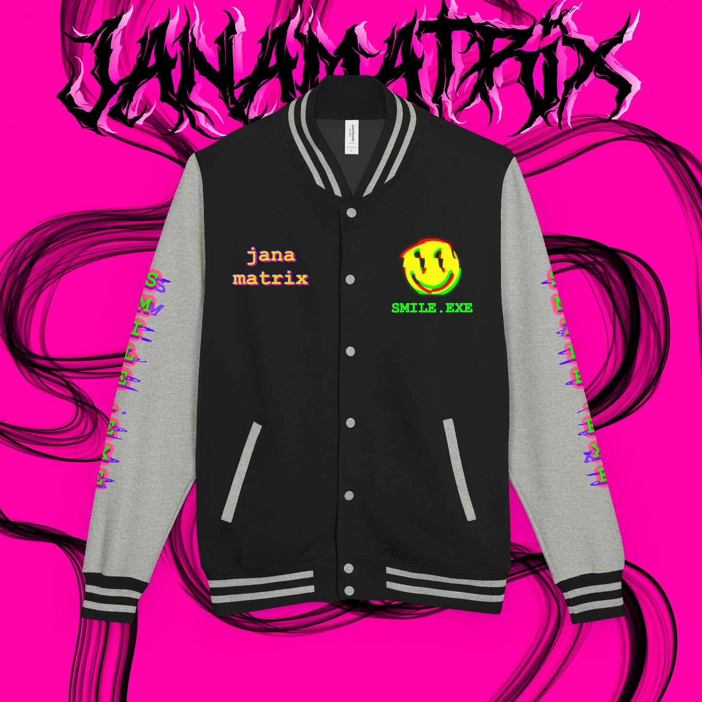 Smile.exe Letterman/Jersey Jacket