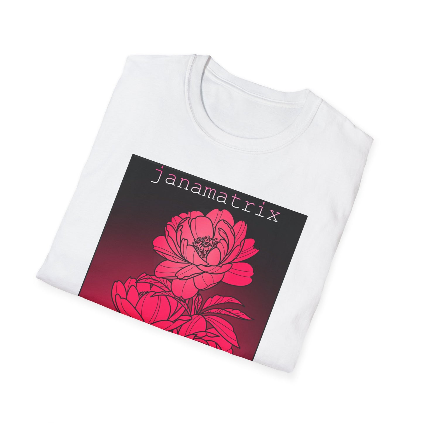 Magenta Janamatrix Peony T-Shirt