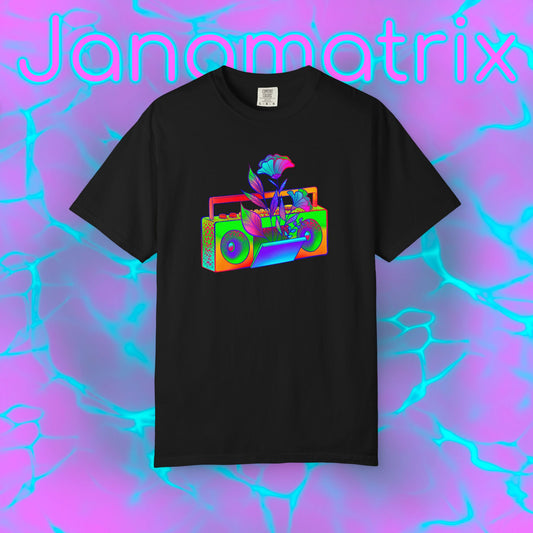 Psychadelic Neon Boombox Shirt