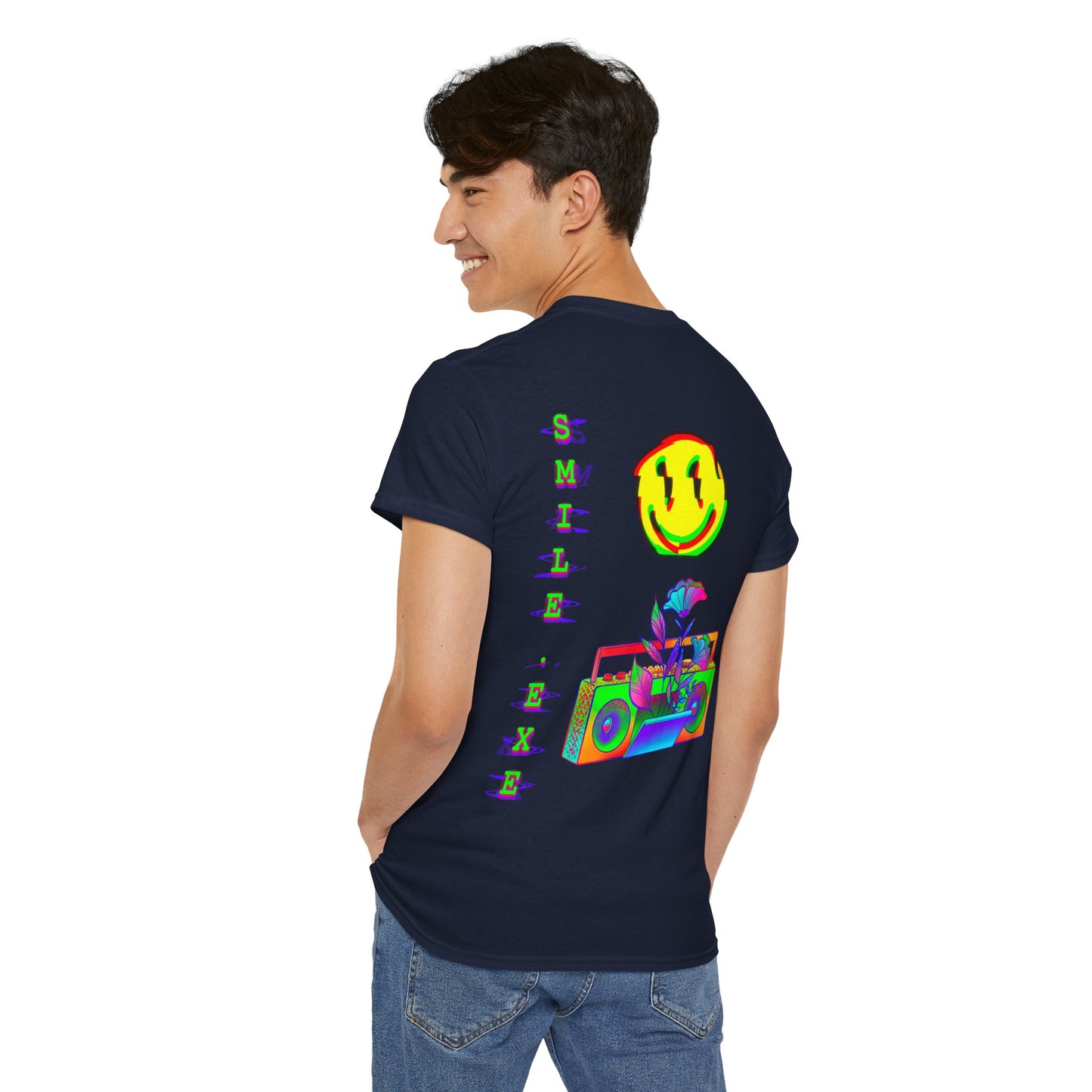Back Graphic Smile.exe Shirt