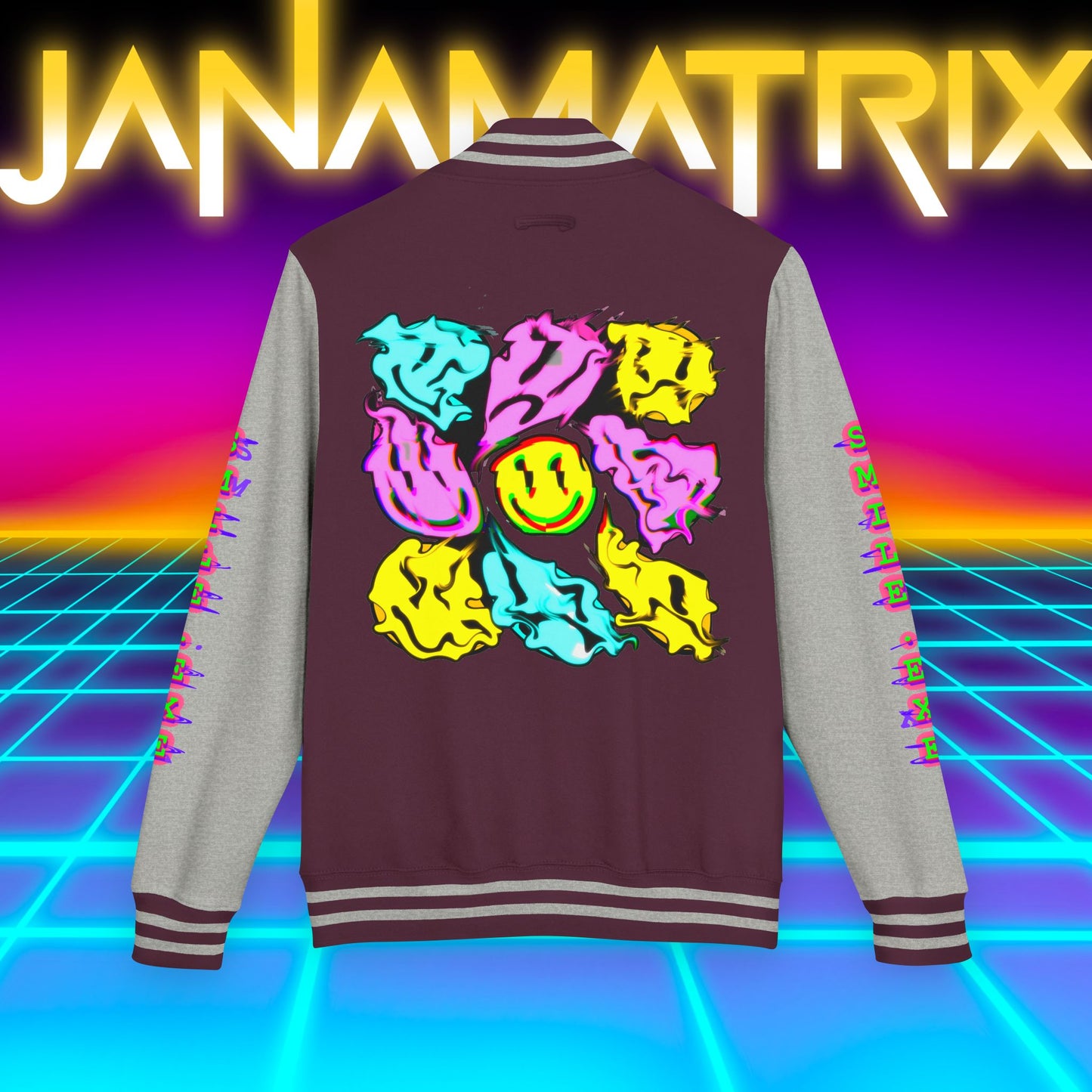 Smile.exe Letterman/Jersey Jacket