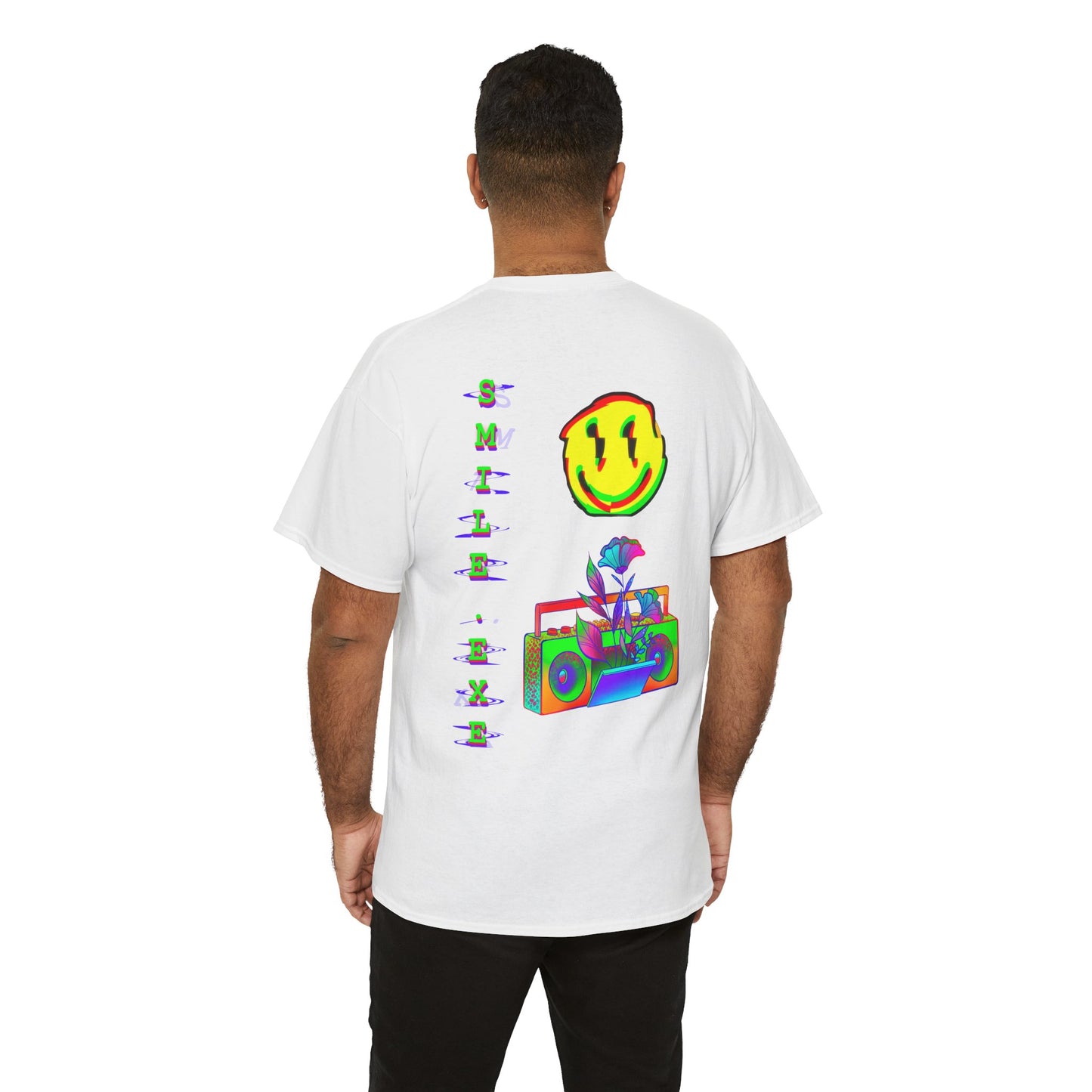 Back Graphic Smile.exe Shirt