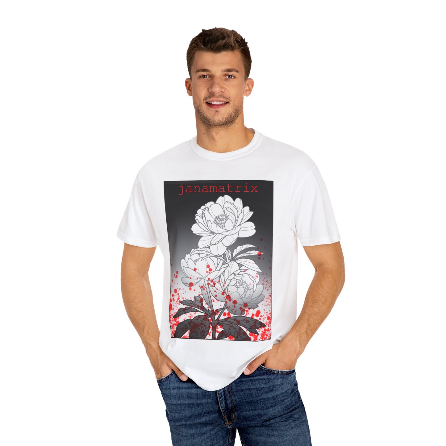 Blood Splattered Peonies T-Shirt