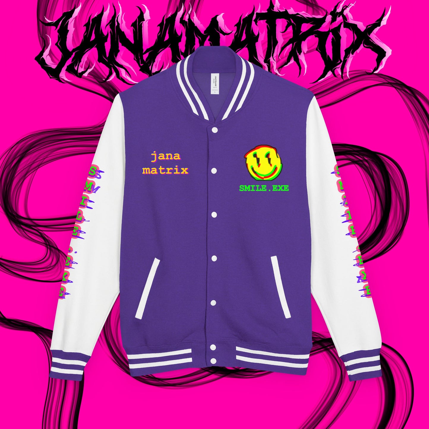 Smile.exe Letterman/Jersey Jacket