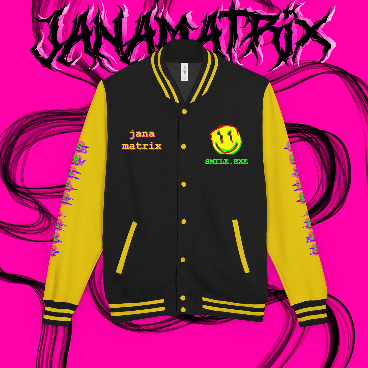 Smile.exe Letterman/Jersey Jacket
