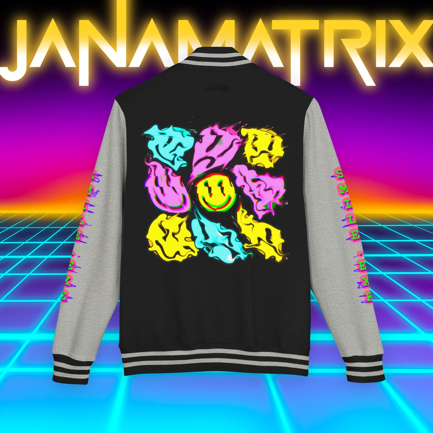 Smile.exe Letterman/Jersey Jacket