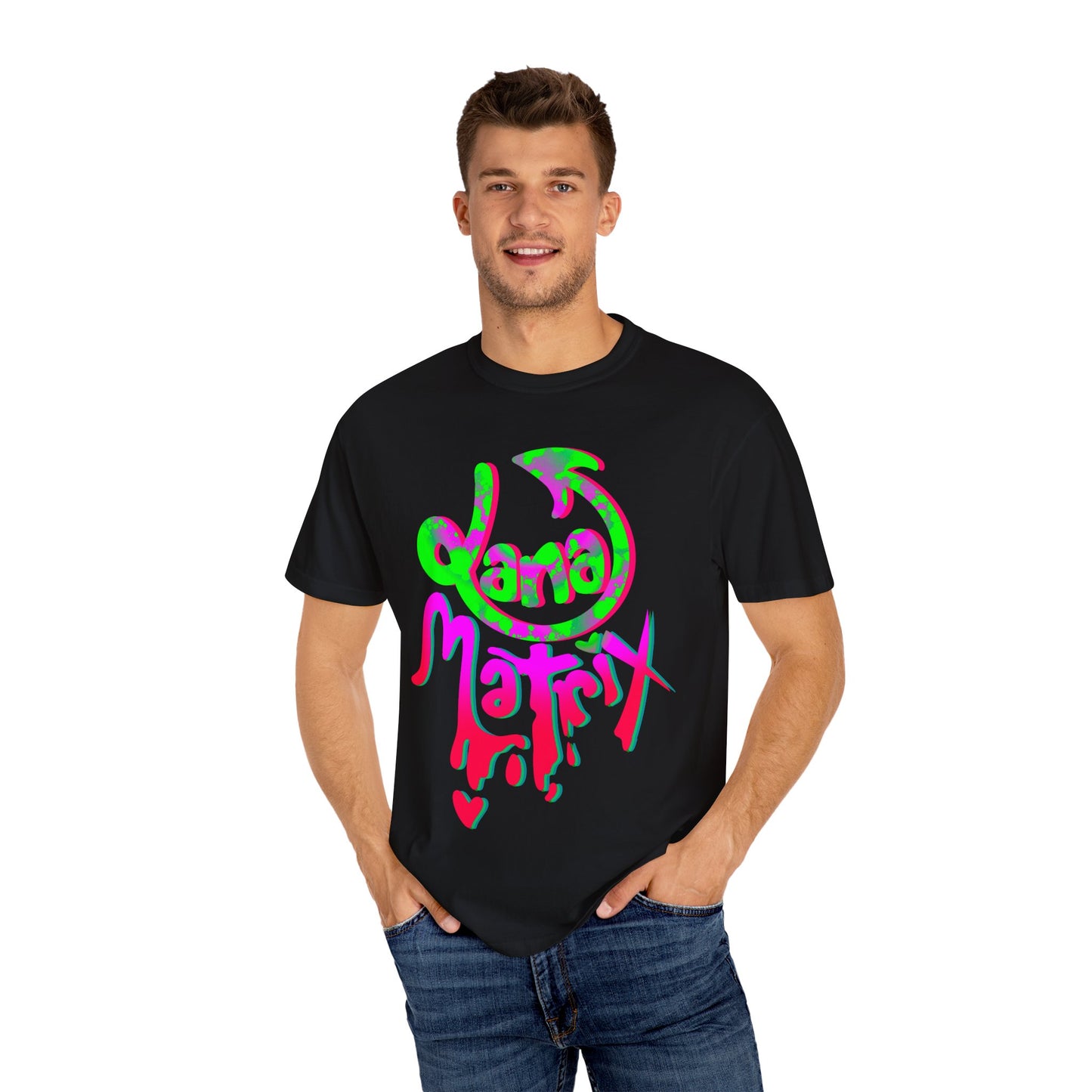 Janamatrix Graphic Tee Pink & Neon Green Edition