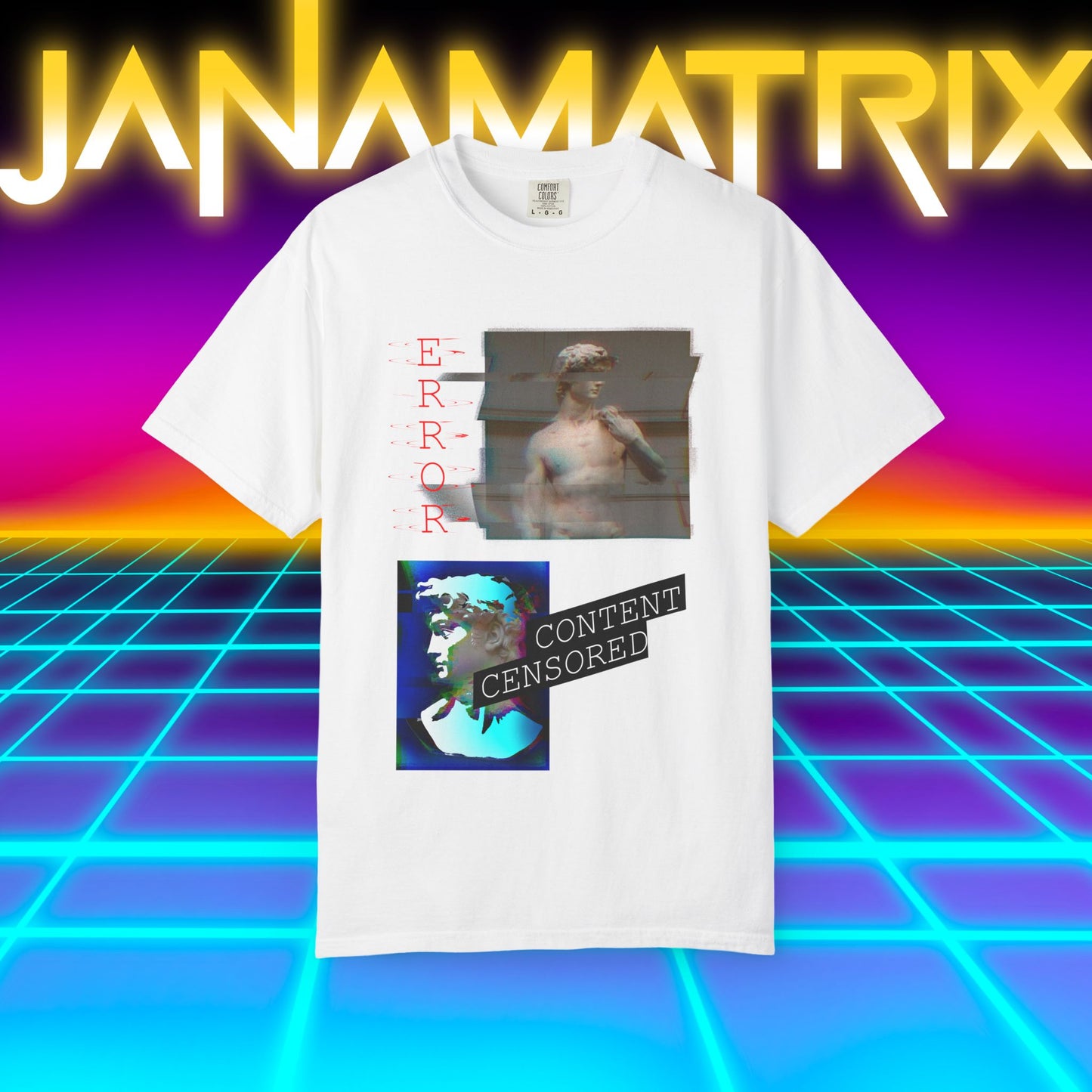 Vaporwave Statue of David T-shirt