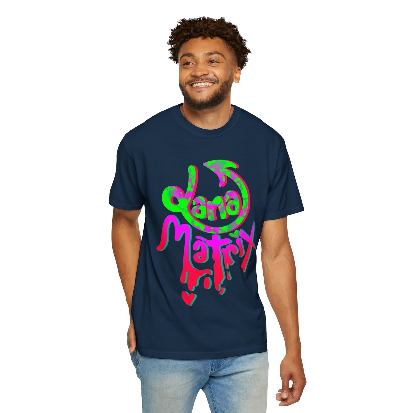 Janamatrix Graphic Tee Pink & Neon Green Edition