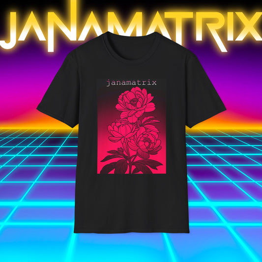 Magenta Janamatrix Peony T-Shirt