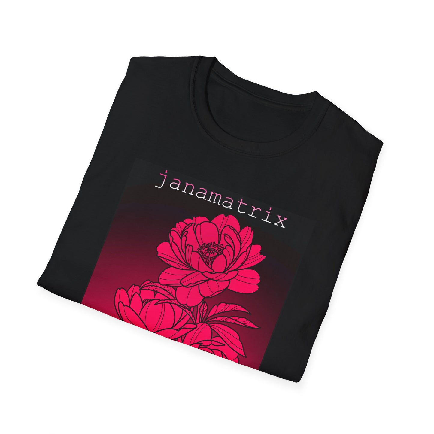Magenta Janamatrix Peony T-Shirt