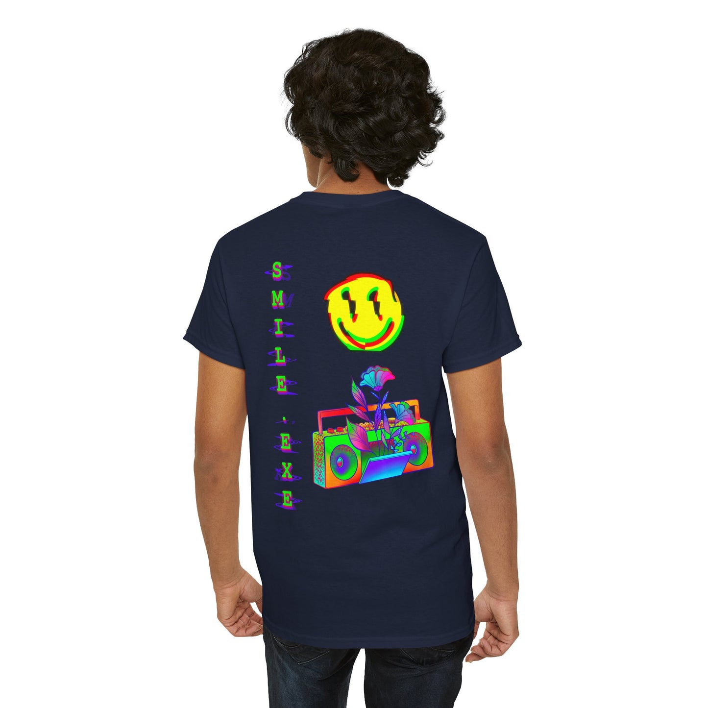 Back Graphic Smile.exe Shirt