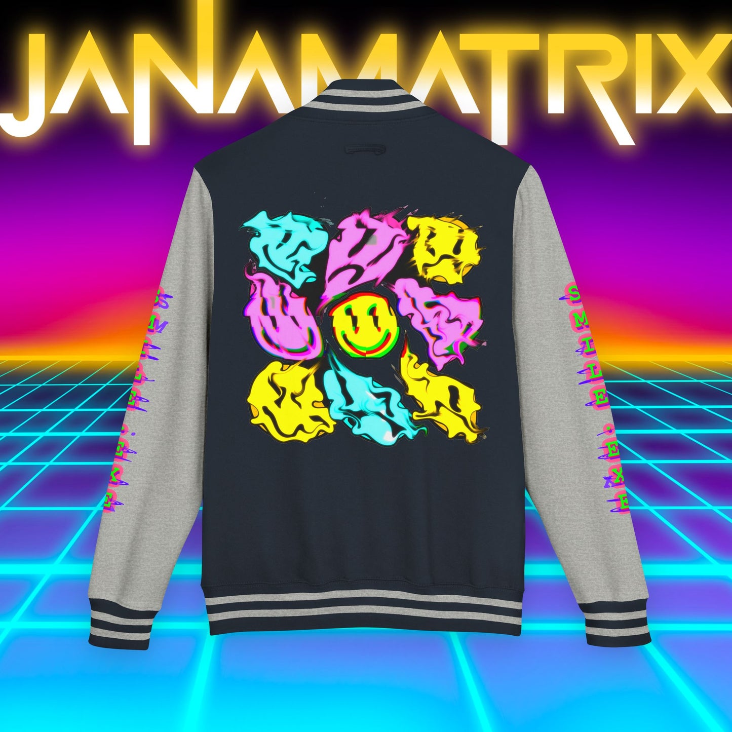 Smile.exe Letterman/Jersey Jacket