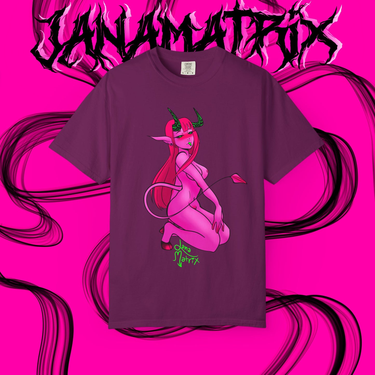 Pink Succubus Demon Tee