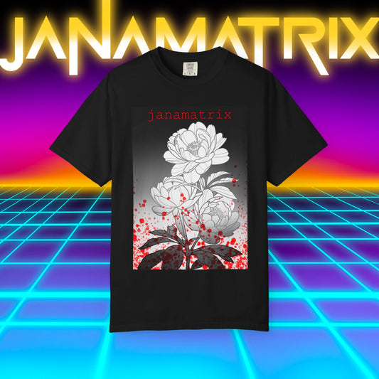 Blood Splattered Peonies T-Shirt